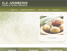 Tablet Screenshot of gjandrews.ca